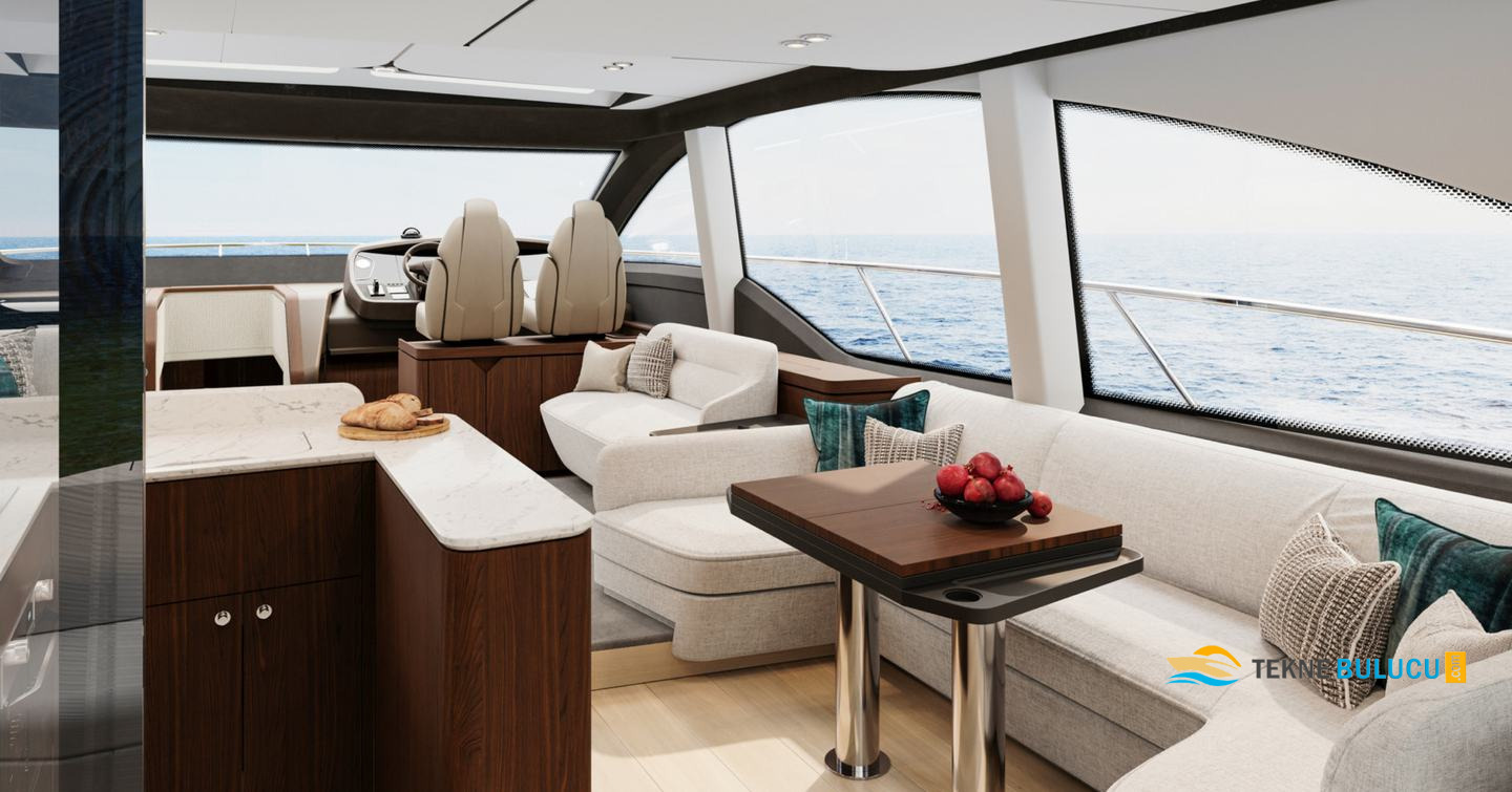 Fairline Phantom 65 2023 iç mekan 1