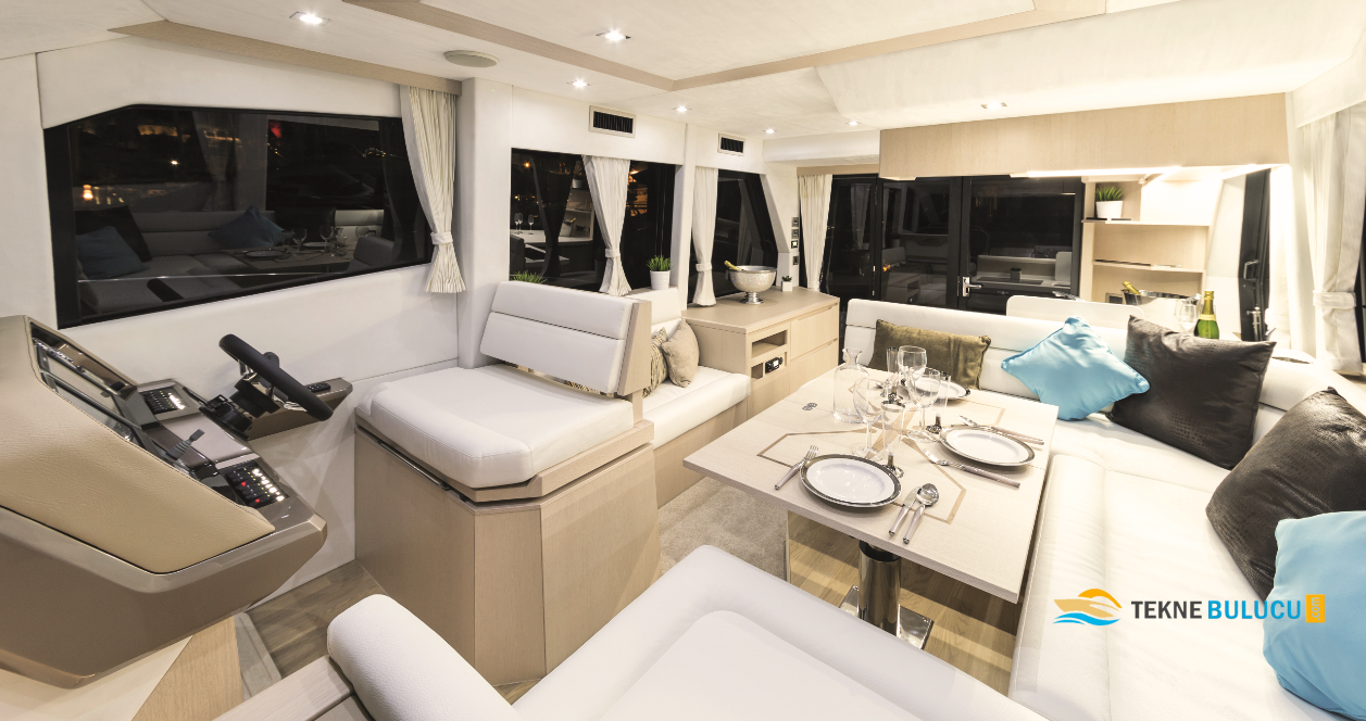 Galeon 460 Fly 2021 iç mekan 1