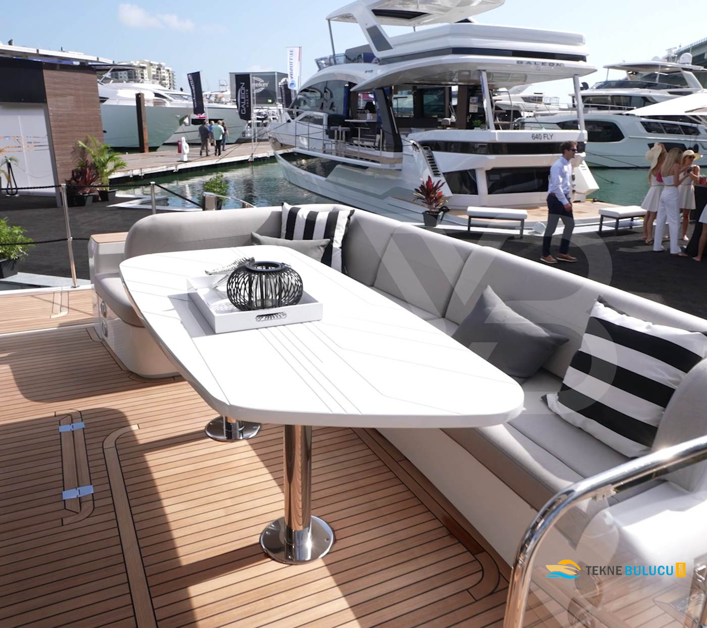 Galeon 560 Fly 2018 iç mekan 1