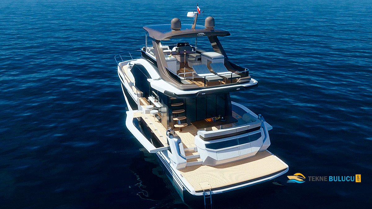 Galeon 560 Fly 2019 iç mekan 1