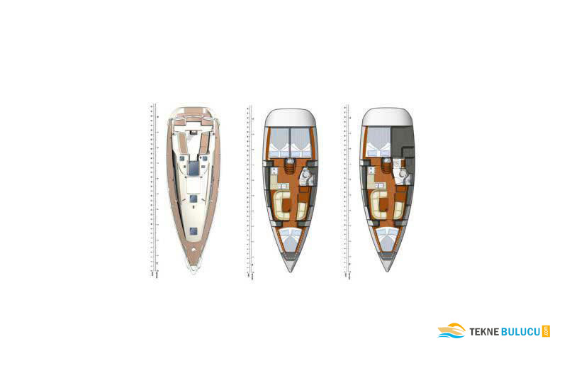 Jeanneau Sun Odyssey 36i 2011 iç mekan 1