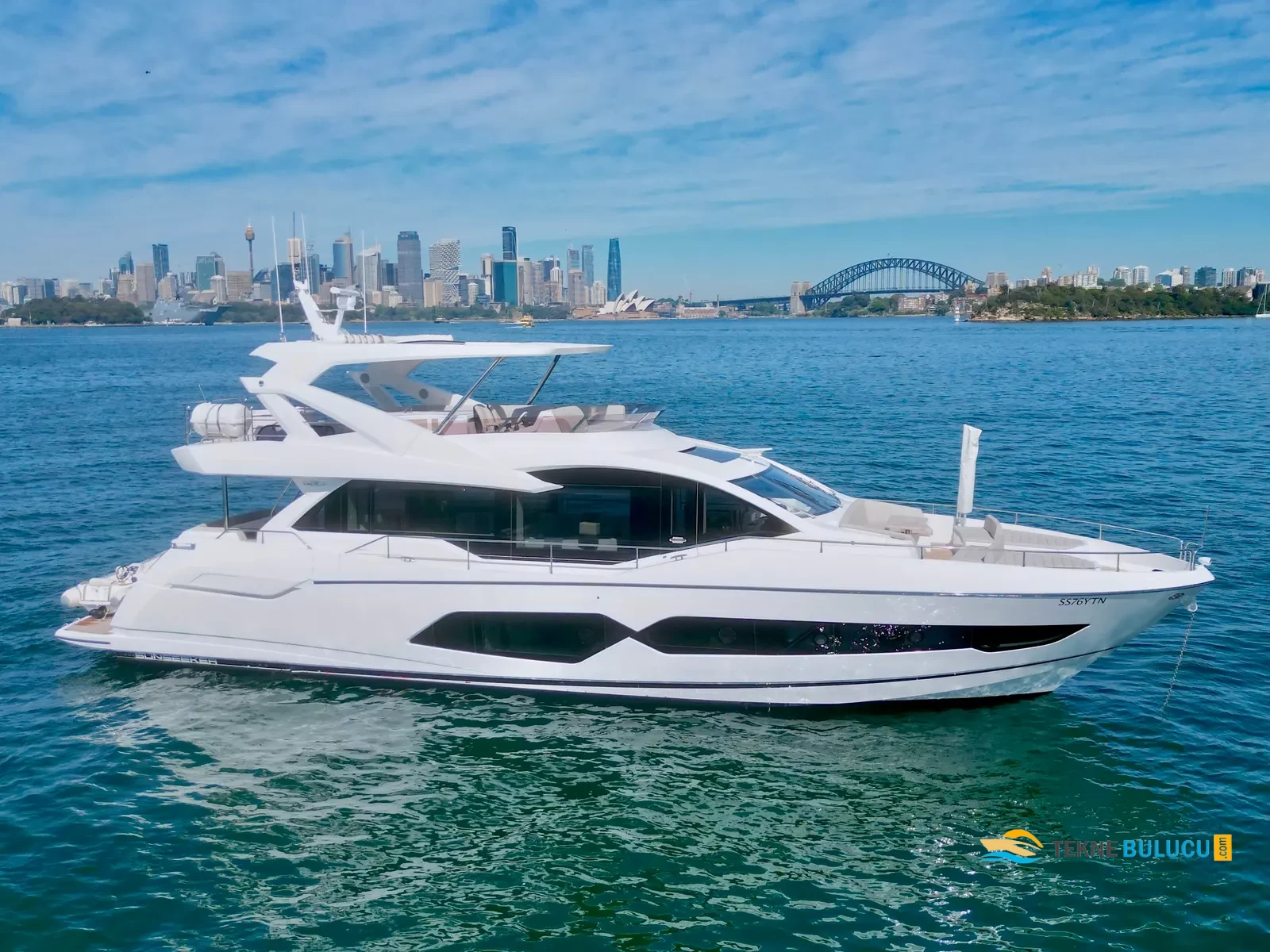 Sunseeker 76 Yacht 2022 Model iç mekan 2