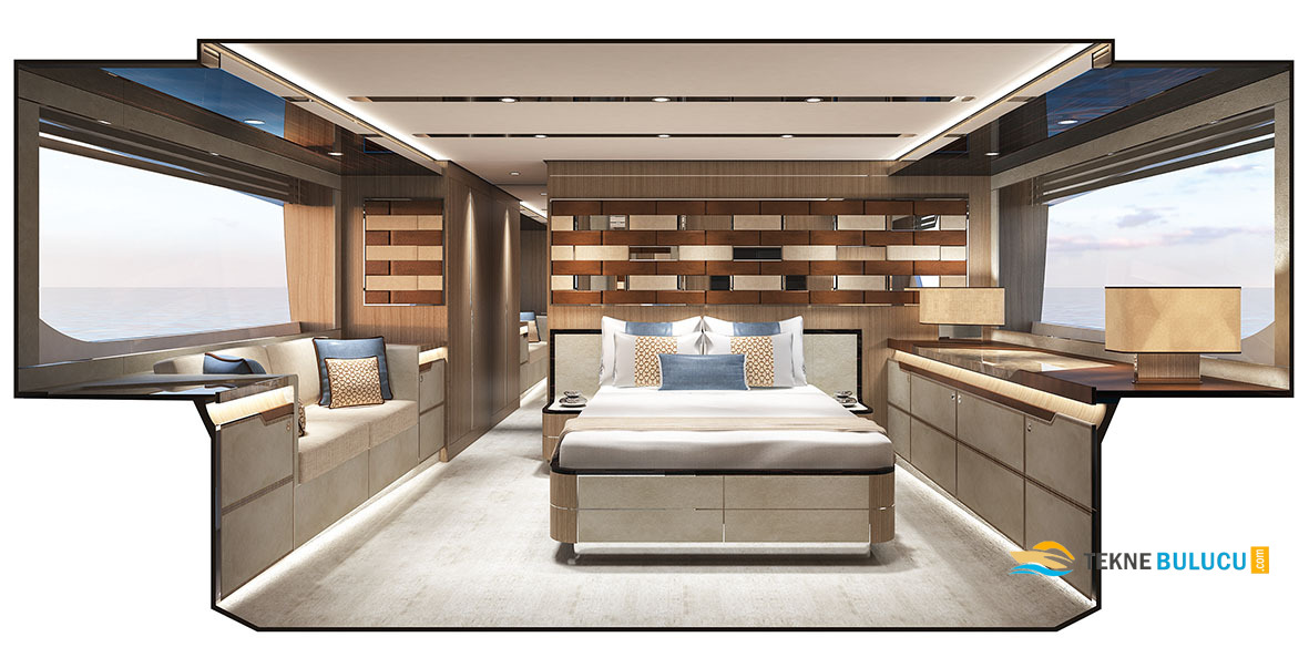 Fairline Targa 63 GTO 2024 iç mekan 2