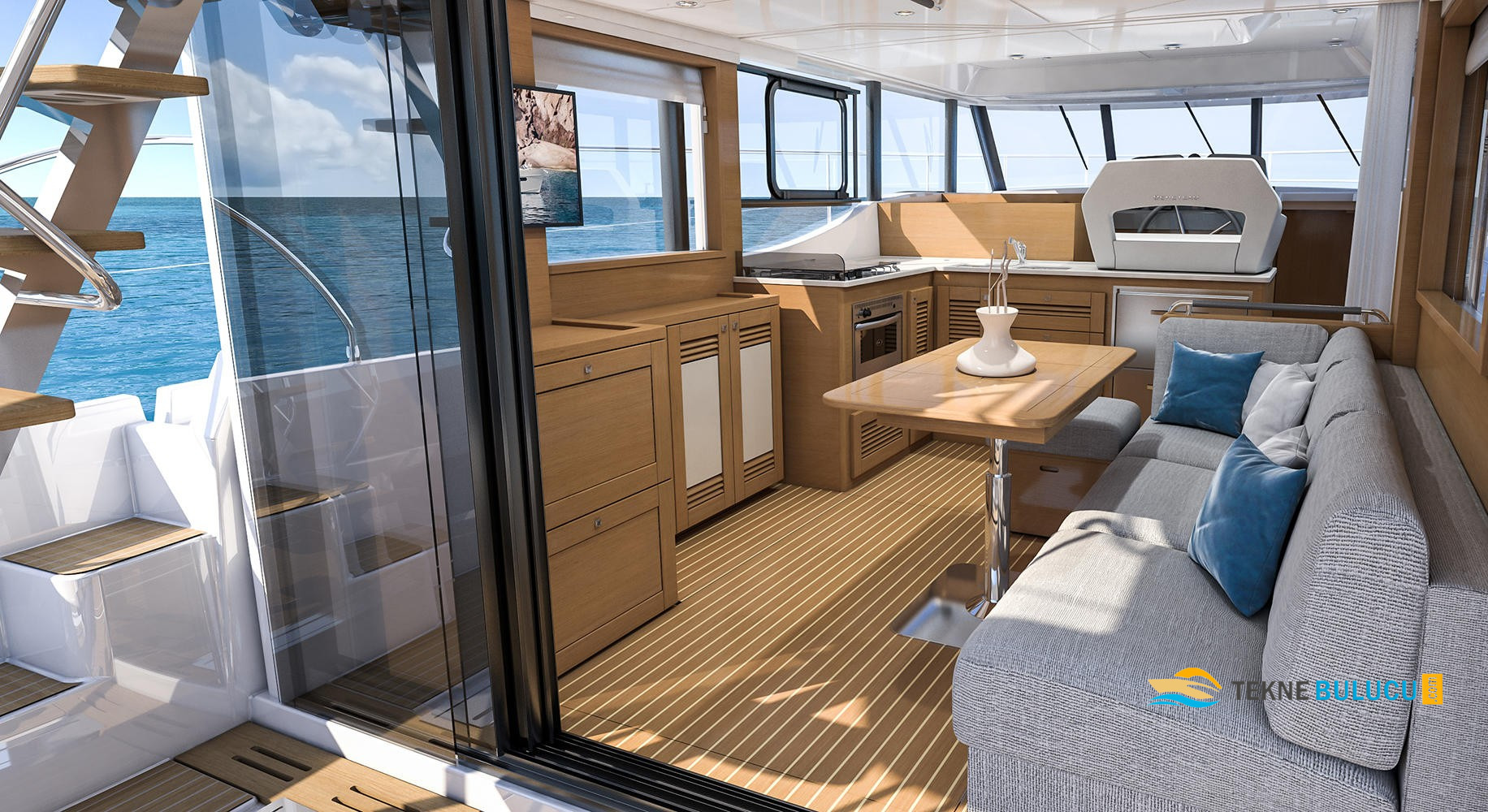 Beneteau Swift Trawler 47 2019 iç mekan 2
