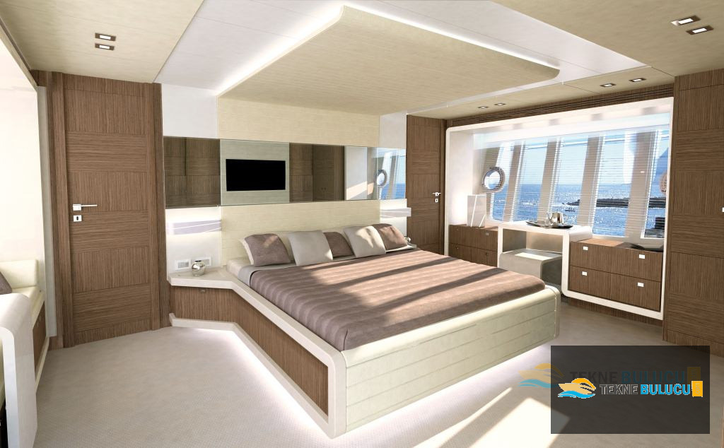 Ferretti 870 2014 iç mekan 2