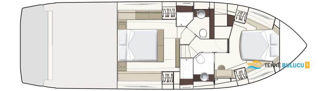 Ferretti 450 2019 iç mekan 1