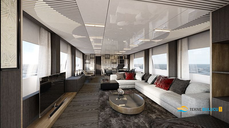 Ferretti 850 2020 iç mekan 2