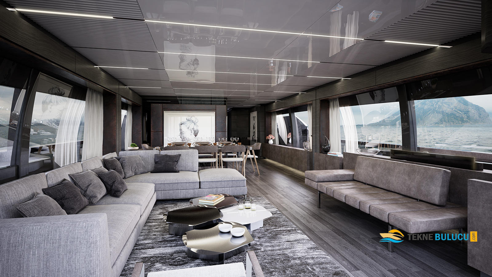 Ferretti 920 2021 iç mekan 2