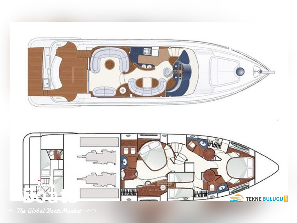 Azimut 62 Fly 2007 iç mekan 2