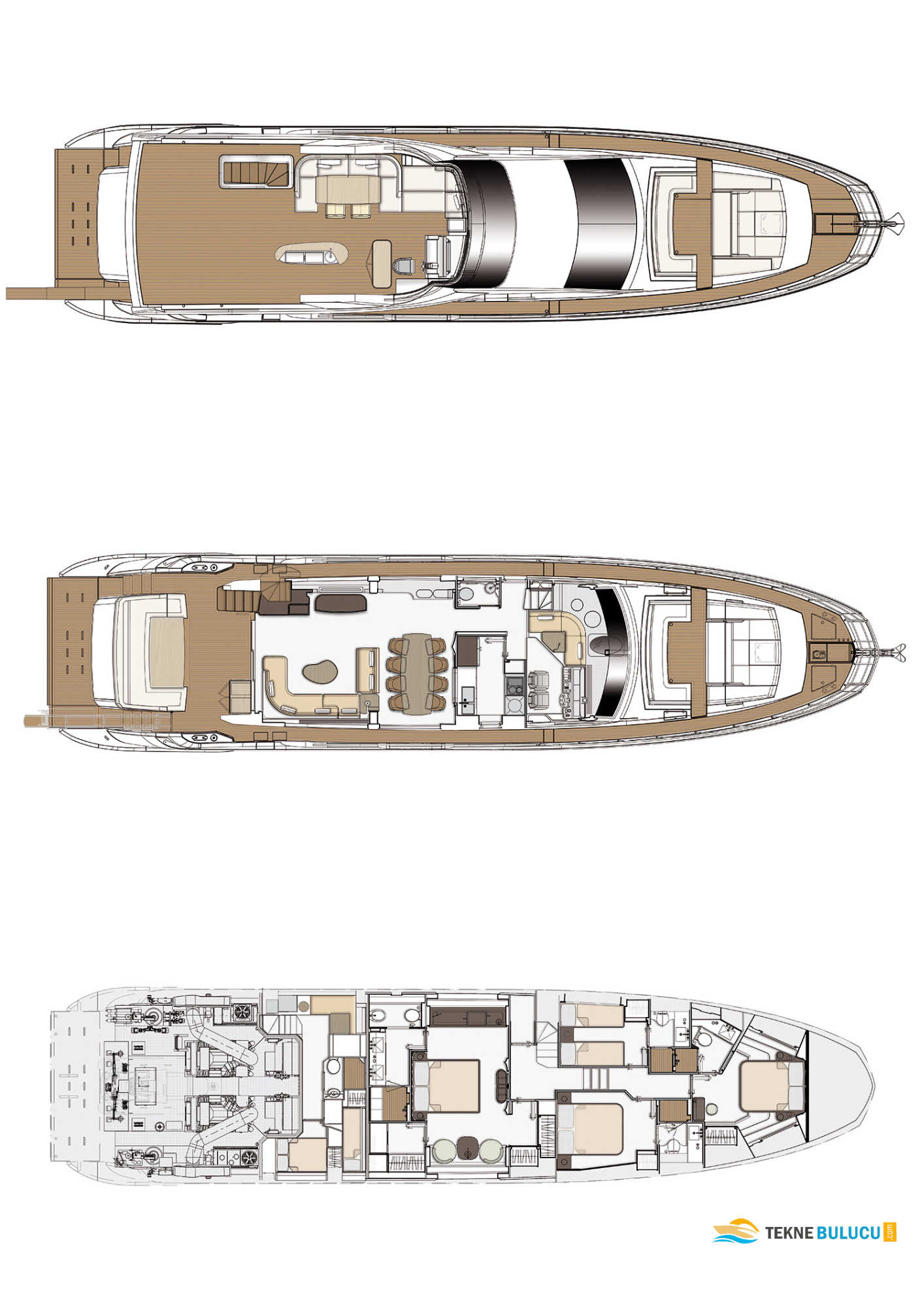 Azimut Grande 25 Metri 2021 iç mekan 2