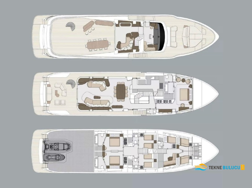 Azimut Magellano 30 Metri 2025 iç mekan 1