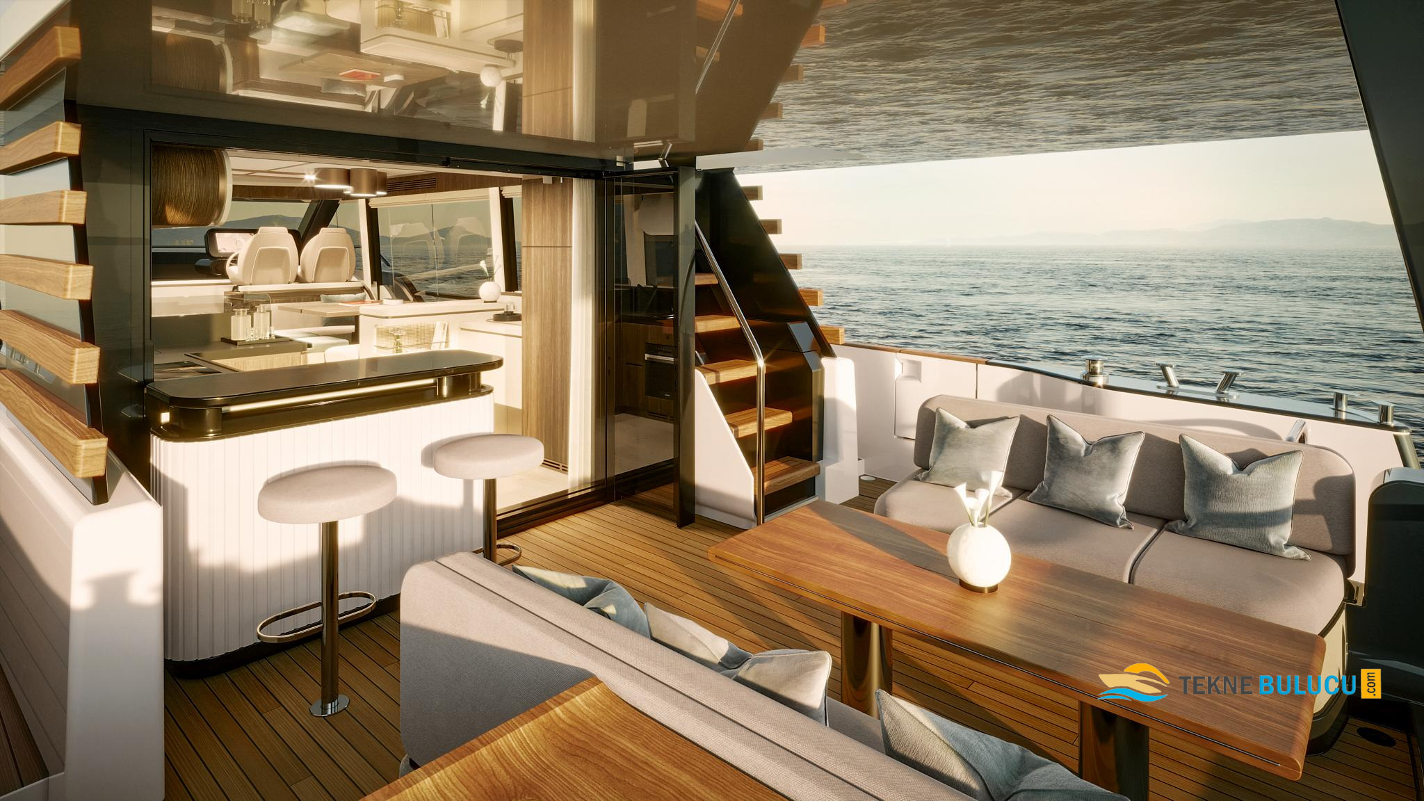 Azimut Magellano 60 2024 iç mekan 3