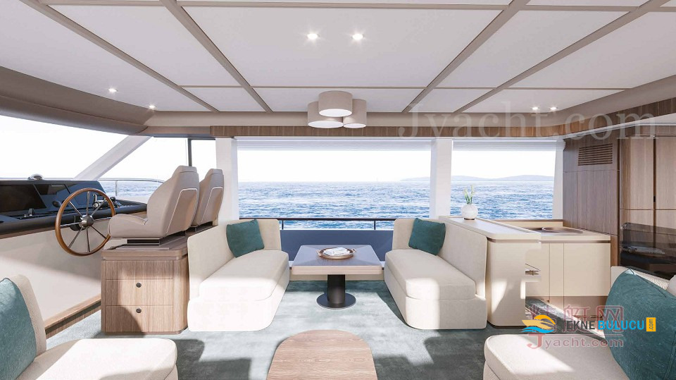 Azimut Magellano 60 2026 iç mekan 3