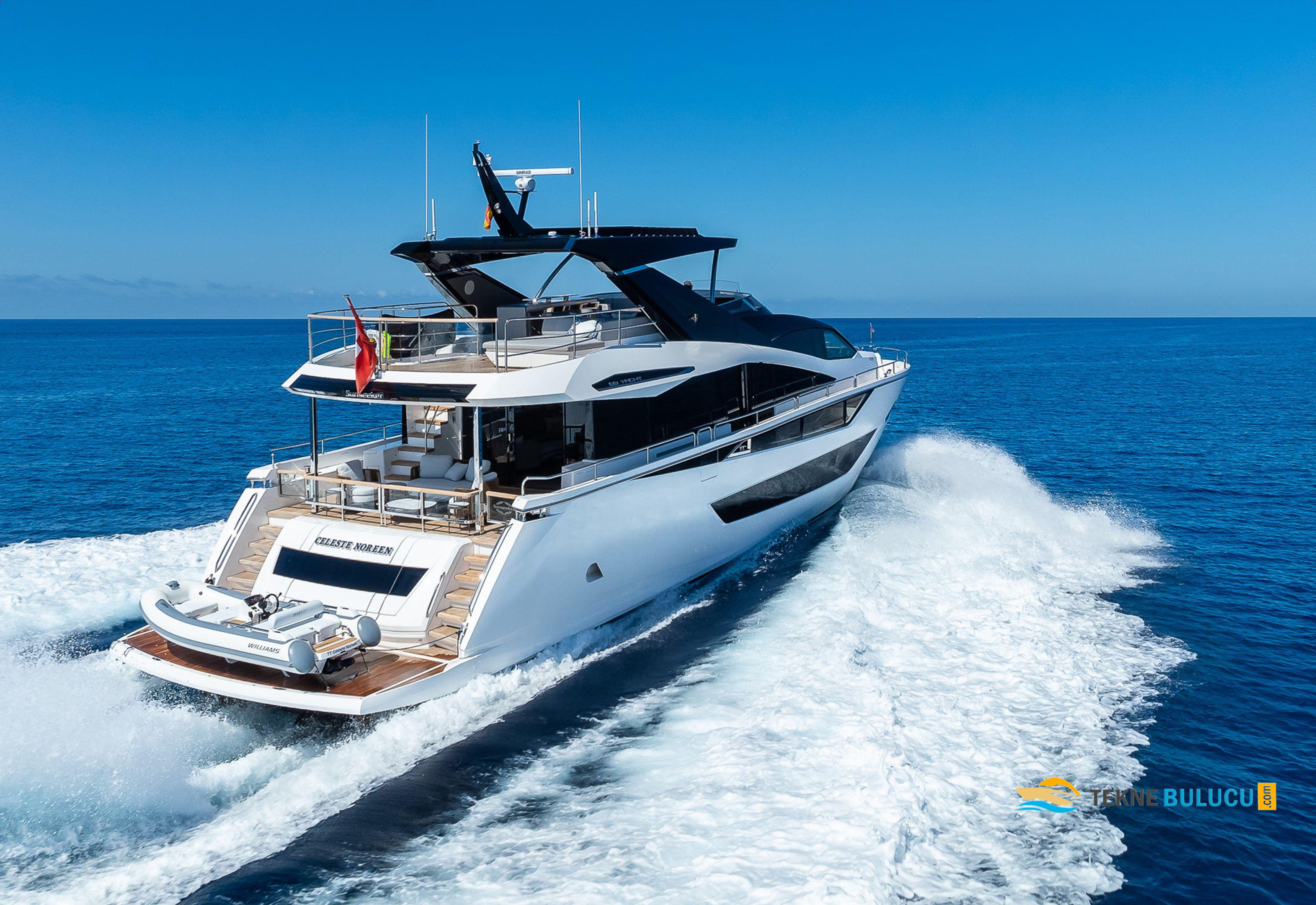 Sunseeker 88 Yacht 2022 Model iç mekan 2