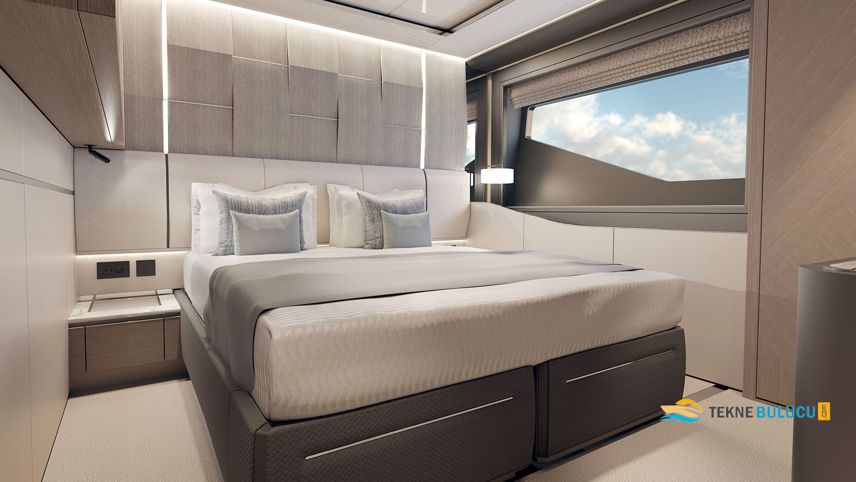 Sunseeker 100 Yacht 2024 Model iç mekan 1