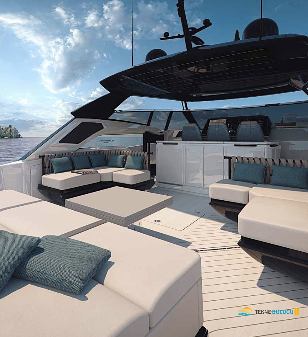 Sunseeker Superhawk 55 2024 Model iç mekan 2