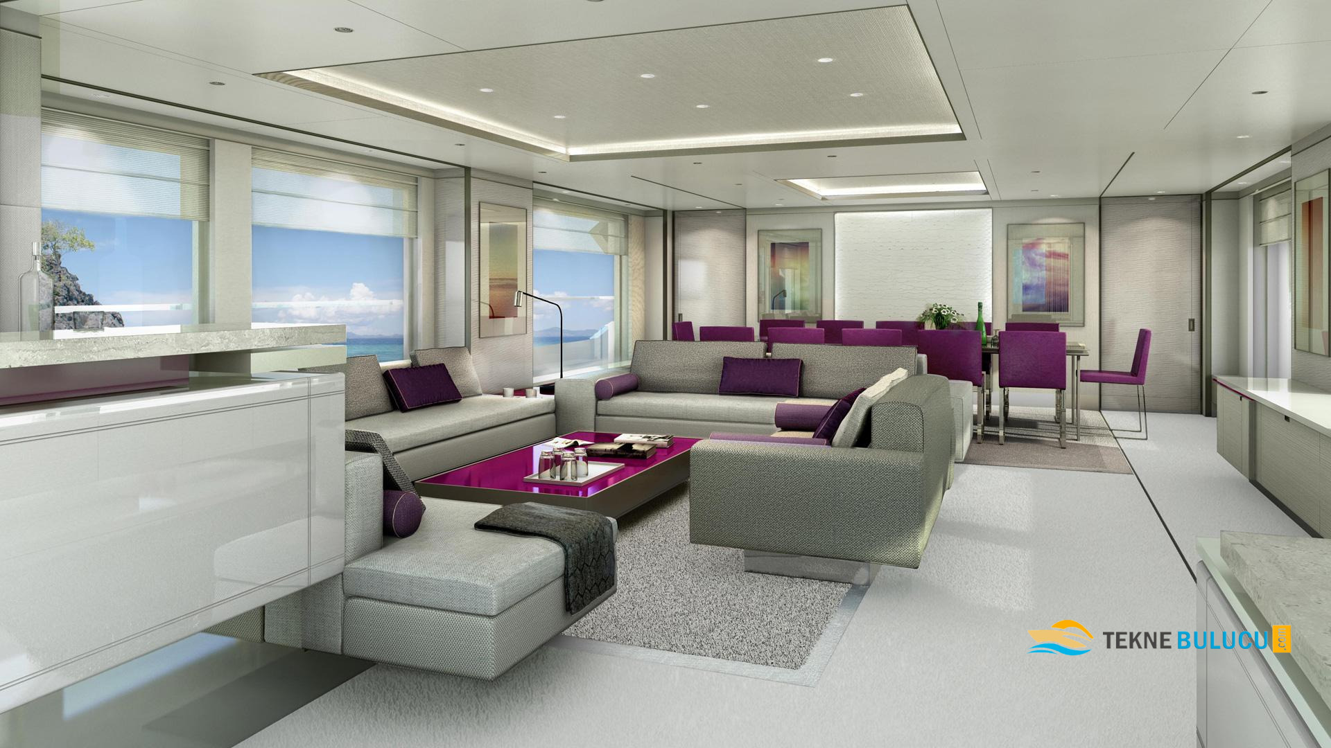 Benetti Fast 140 2014 Model iç mekan 2