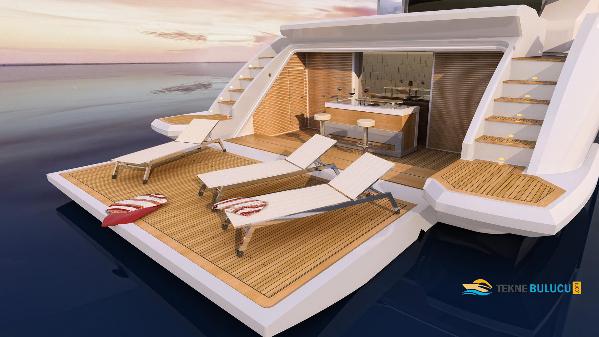 Benetti Fast 140 2018 Model iç mekan 2