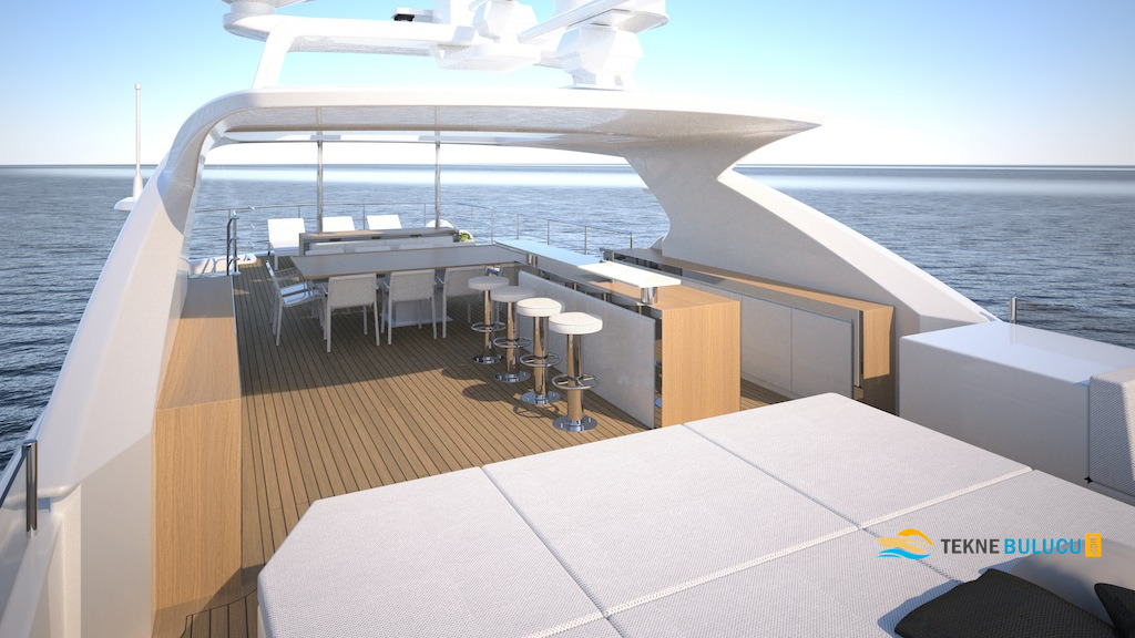 Benetti Mediterraneo 116 2018 Model iç mekan 2