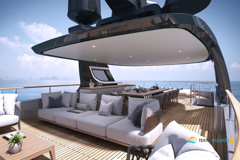 Benetti Oasis 34M 2026 Model iç mekan 2