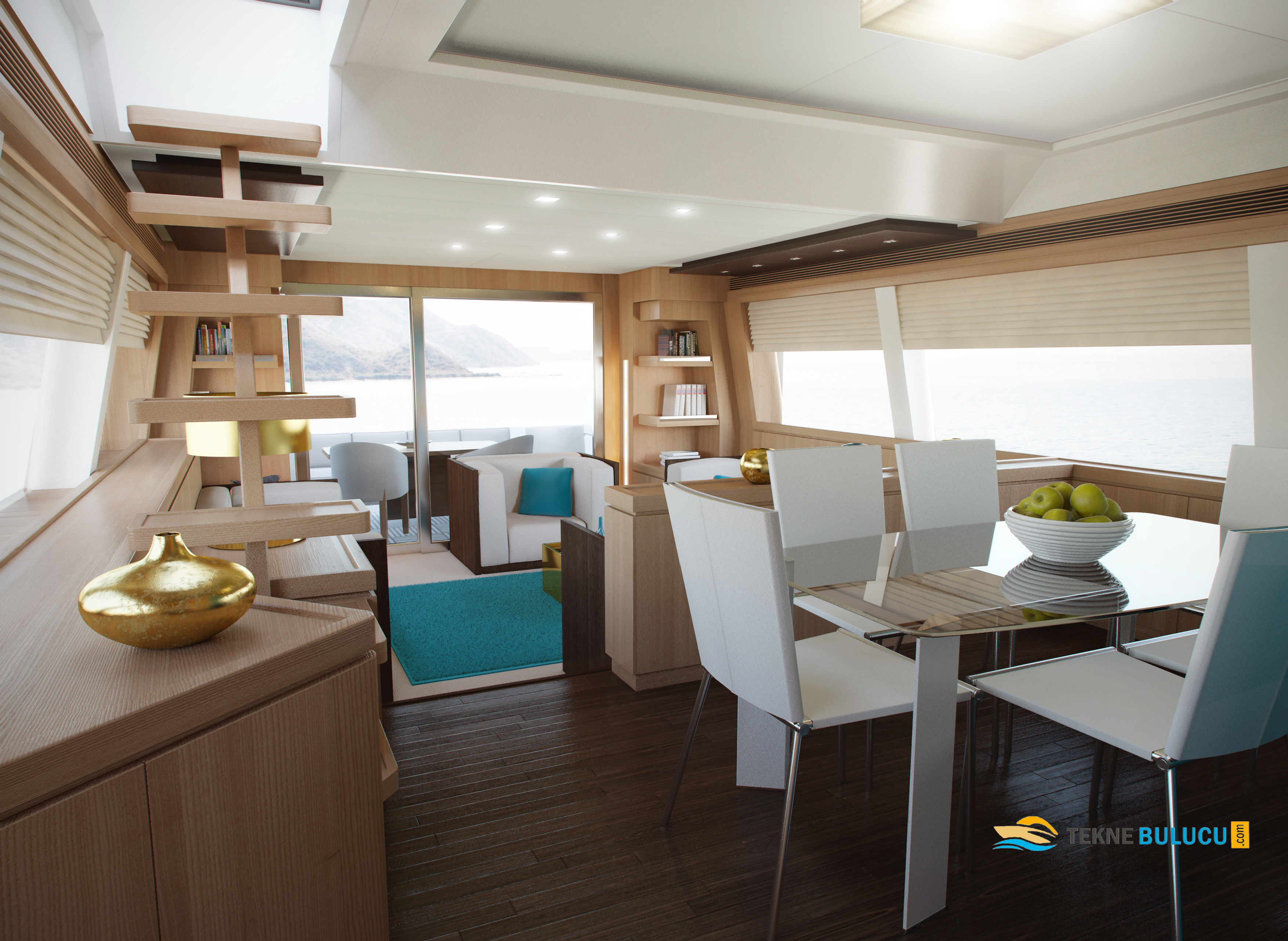 Ferretti 740 2010 iç mekan 3